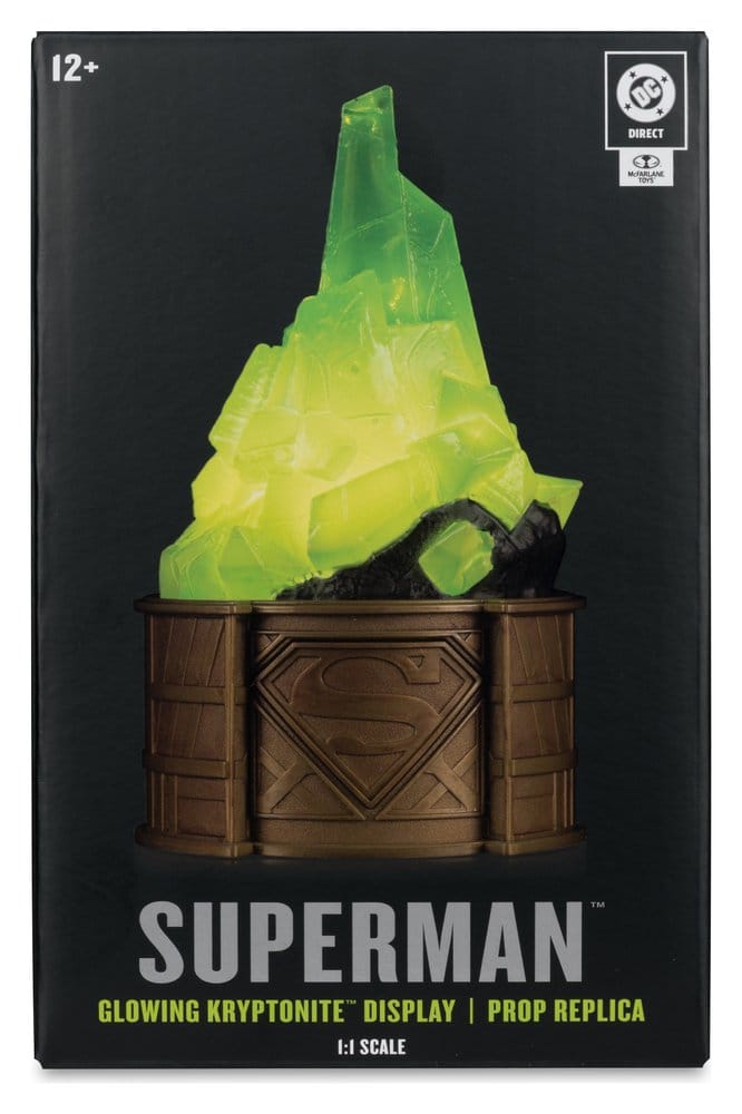 Superman DC Direct Replica 1/1 Kryptonite Display (Guld Label) 18 cm