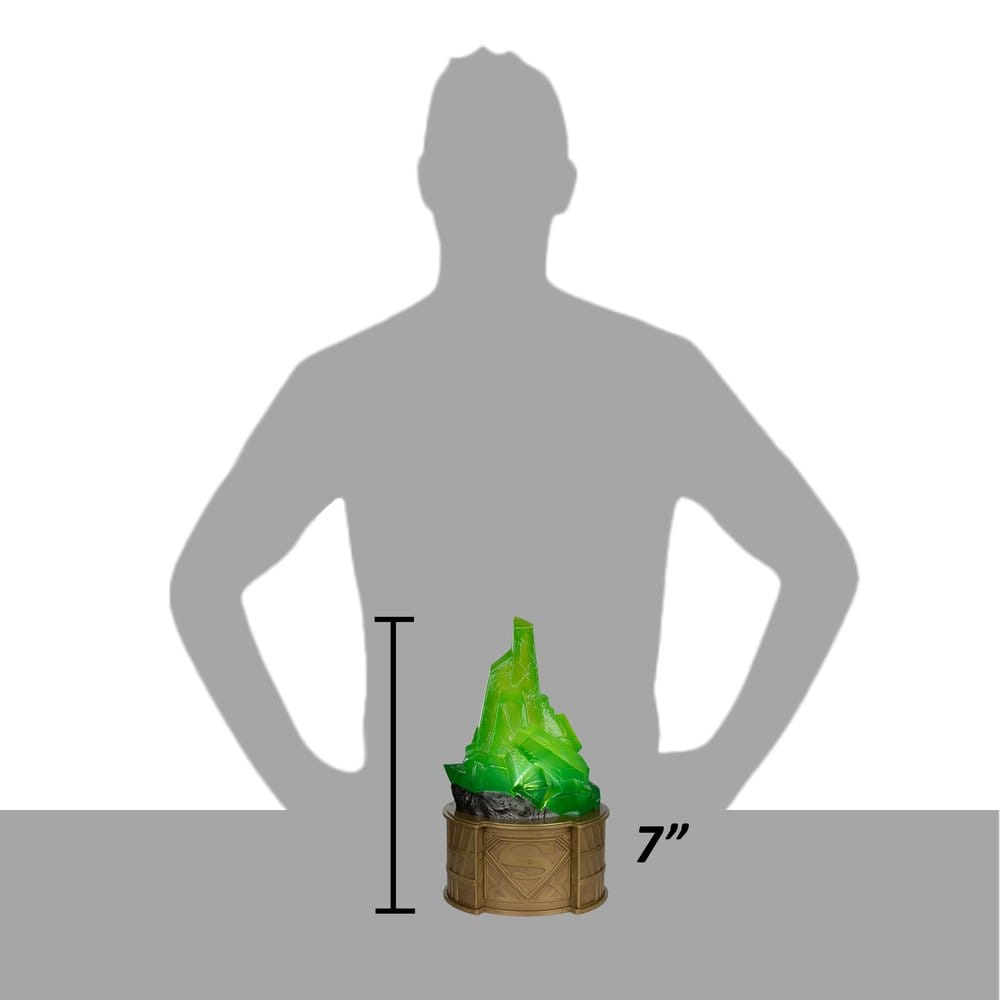 Superman DC Direct Replica 1/1 Kryptonite Display (Guld Label) 18 cm