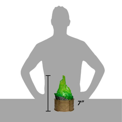 Superman DC Direct Replica 1/1 Kryptonite Display (Guld Label) 18 cm