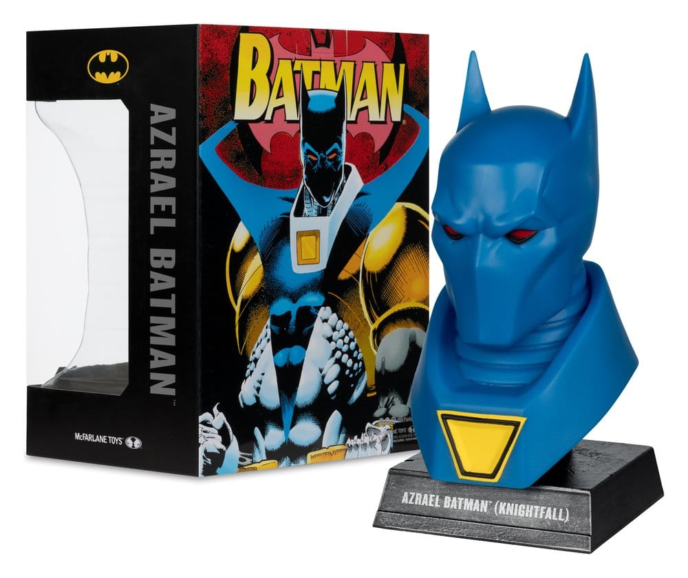 Batman DC Direct Mini-Replica 1/3 Azrael Batman Mask (Batman: Knightfall) (Collezione Gold Label) 18 cm