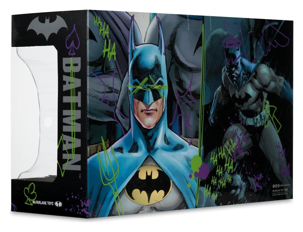 Batman DC Direct Mini Réplique 1/3 2-pack Batman Cowls Hush & Knightfall (Jokerized) (Gold Label) 18 cm