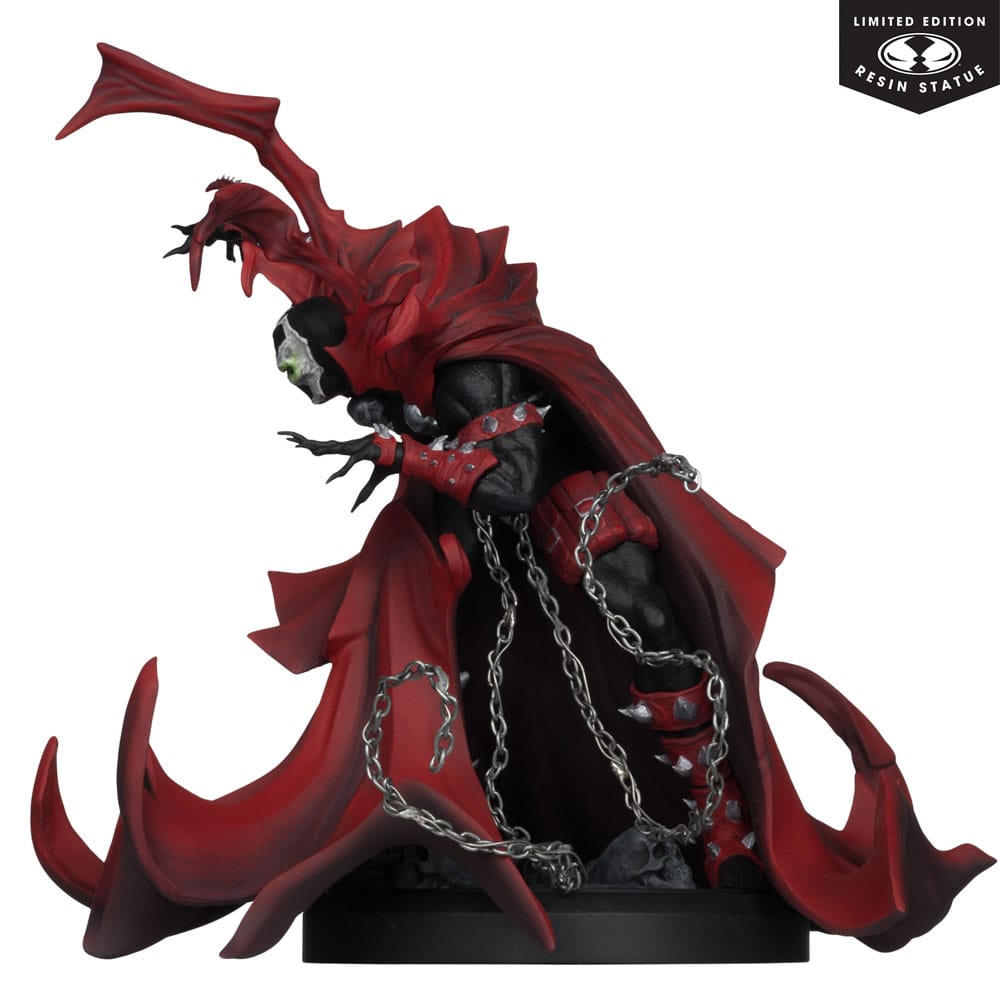 Statua di Spawn 1/10 Spawn ispirata all'arte di Greg Capullo (nero bianco e rosso all over) 21 cm