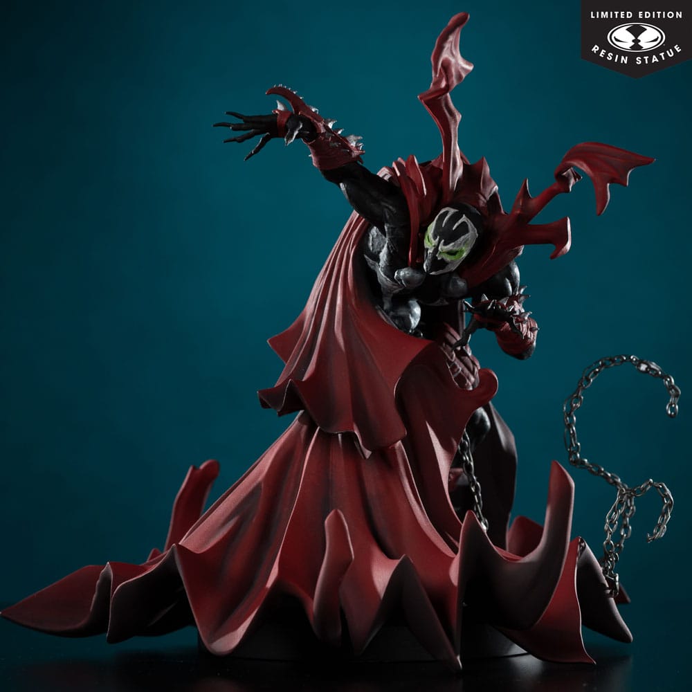 Statua di Spawn 1/10 Spawn ispirata all'arte di Greg Capullo (nero bianco e rosso all over) 21 cm