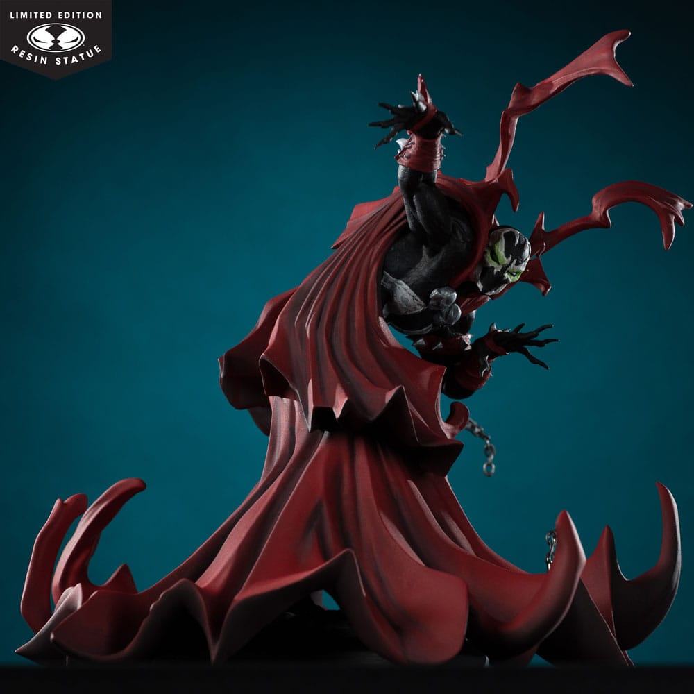 Statua di Spawn 1/10 Spawn ispirata all'arte di Greg Capullo (nero bianco e rosso all over) 21 cm