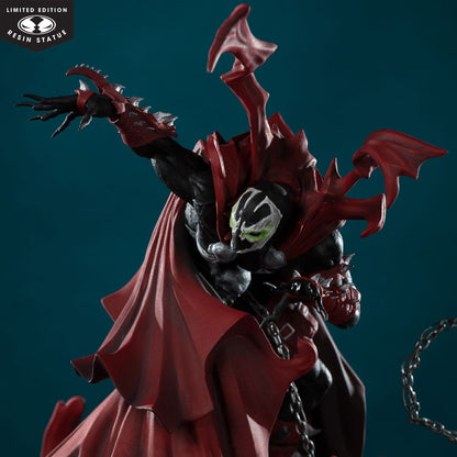 Statua di Spawn 1/10 Spawn ispirata all'arte di Greg Capullo (nero bianco e rosso all over) 21 cm