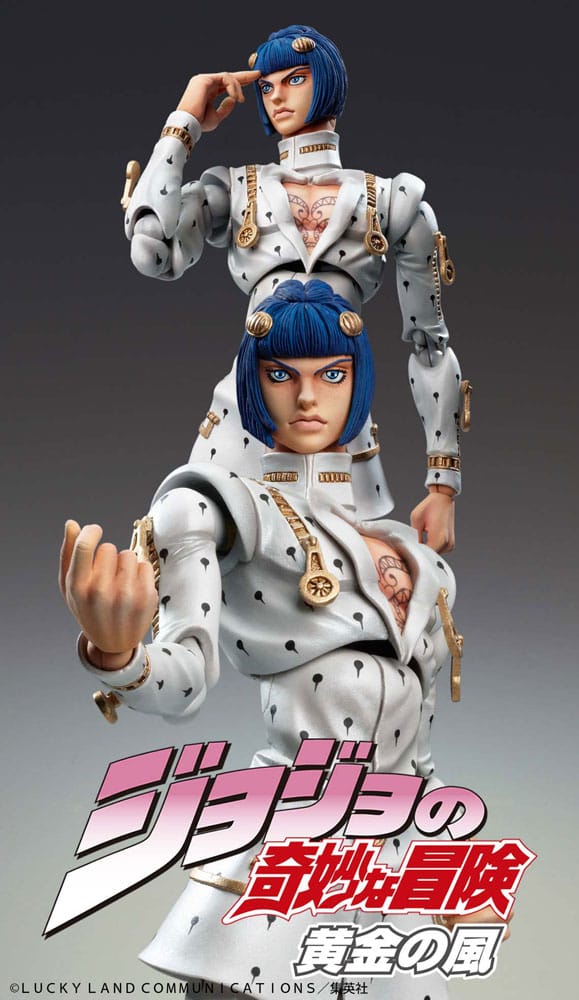 JoJo's Bizarre Adventure Part5 Golden Wind Action Figure Chozokado Bruno Bucciarati 15 cm (3rd-run)