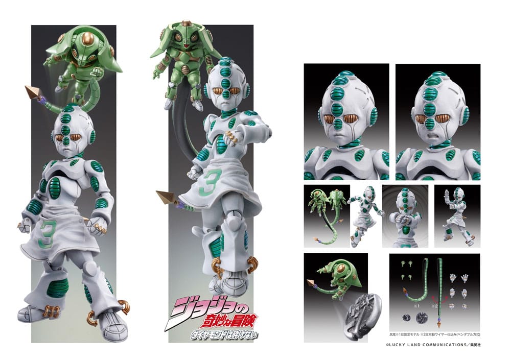 Jojo's Bizarre Adventure Parte 4: Diamond es una figura de acción inquebrantable Estatua Chozokado EC (Ley 2) y EC (Ley 3) (Re-Run) 8 cm