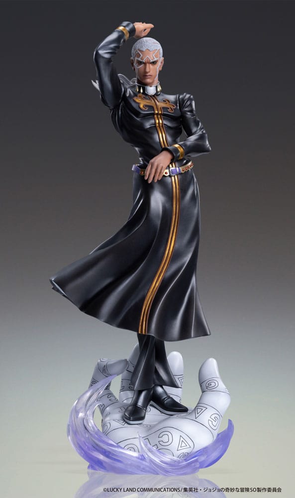 JOO'S BIZARRE ADVENTION PVC Statue Chozo Art Collection Enrico Pucci 25 cm