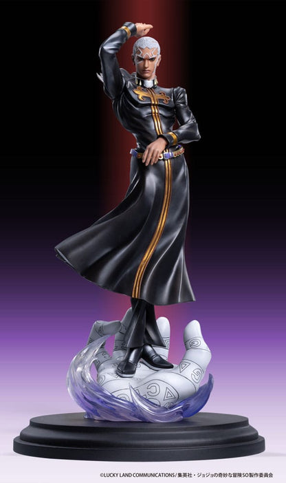 JOO'S BIZARRE ADVENTION PVC Statue Chozo Art Collection Enrico Pucci 25 cm