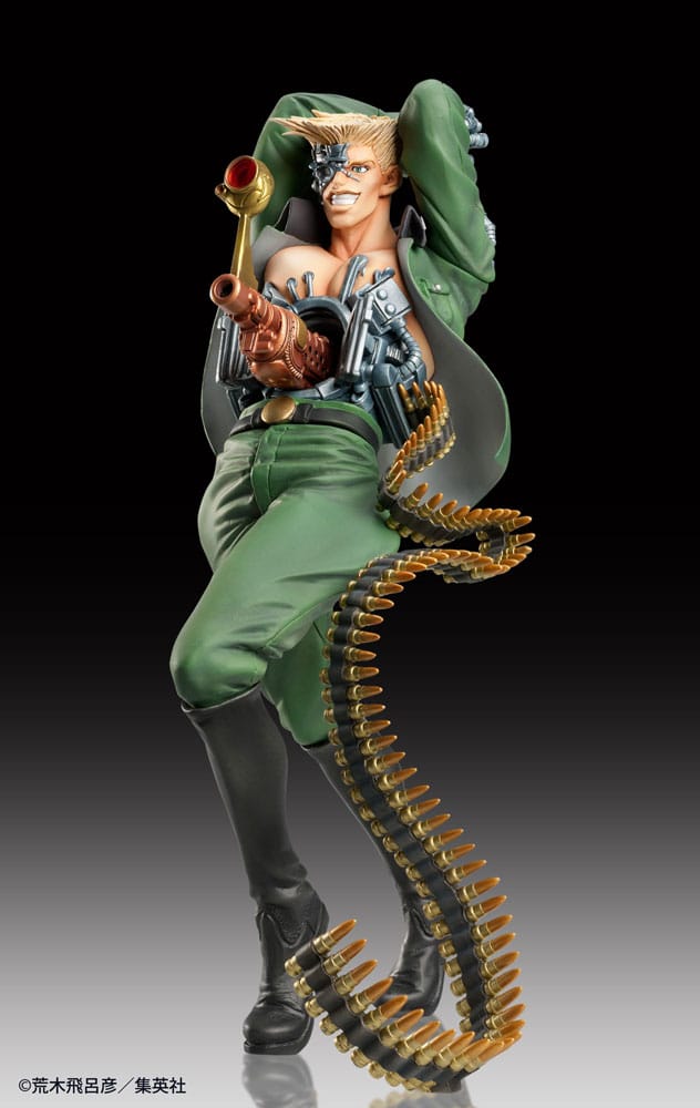 JoJo's Bizarre Adventure Part 2 : Battle Tendency Statue Legend PVC Statue Rudol von Stroheim 18 cm