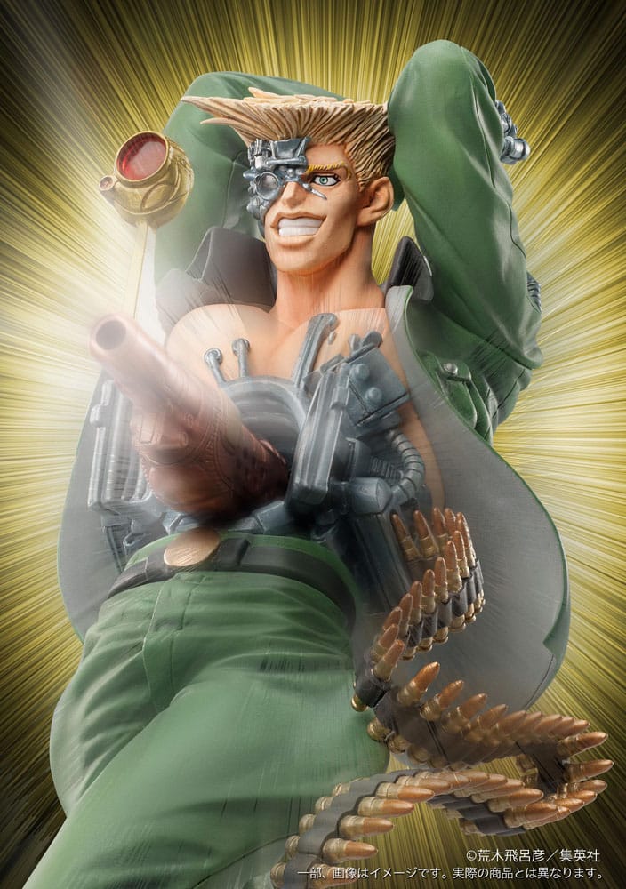 JoJo's Bizarre Adventure Part 2 : Battle Tendency Statue Legend PVC Statue Rudol von Stroheim 18 cm