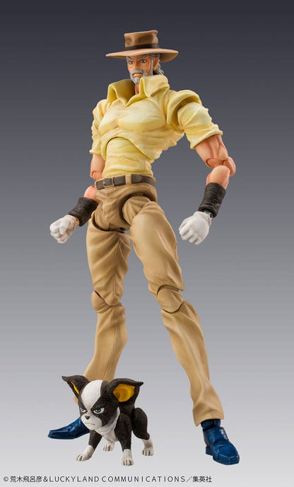 JoJo's Bizarre Adventure Super Action Action Figure Chozokado (Joseph Joestar & Iggy) (3rd-run) 15 cm