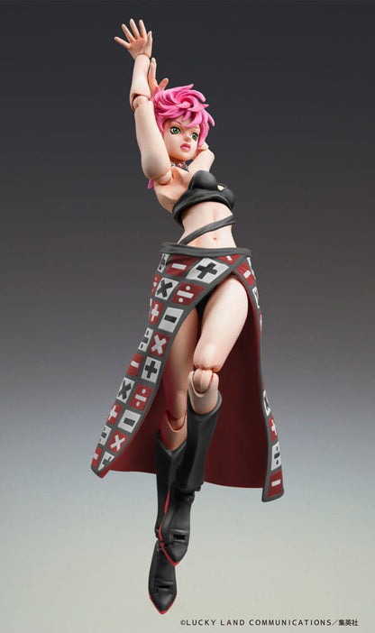 JoJo's Bizarre Adventure Del 5 Super Action Action Figur Chozokado Trish Una Black Ver. 15 cm
