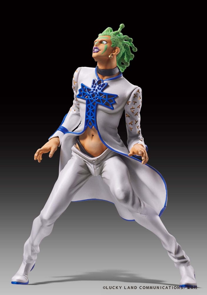 Jojo's Tuhaf Macera Bölüm 5 Altın Rüzgar Heykeli Efsanesi PVC heykel Cioccolata 17 cm