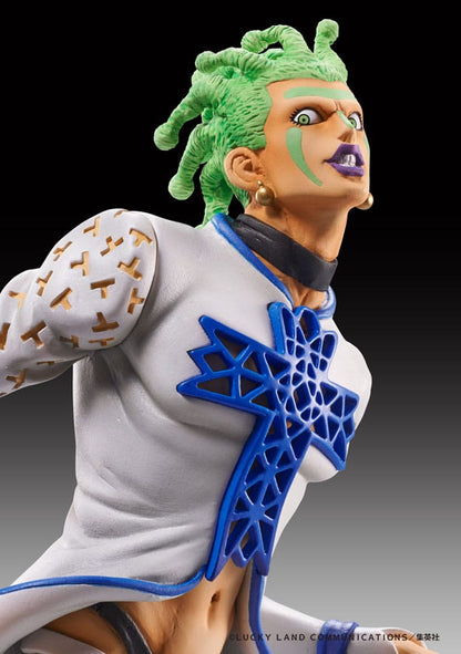 Jojo's Tuhaf Macera Bölüm 5 Altın Rüzgar Heykeli Efsanesi PVC heykel Cioccolata 17 cm