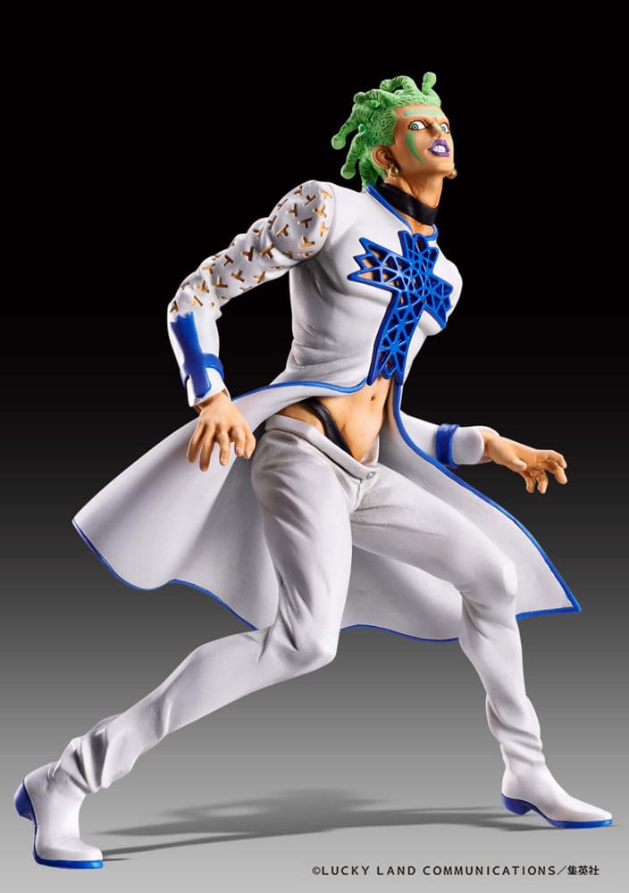 Jojo's Tuhaf Macera Bölüm 5 Altın Rüzgar Heykeli Efsanesi PVC heykel Cioccolata 17 cm