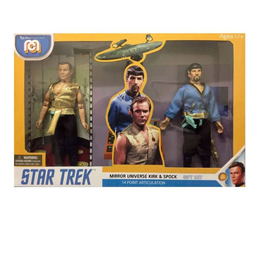 Star Trek aksiyon figürleri 2 paket ayna evreni Spock & Kirk 20 cm