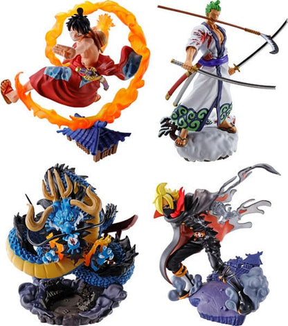 One Petitrama PVC Mini Statue logbox re Birth Wano Kuni Vol. 1 conjunto de 9 cm