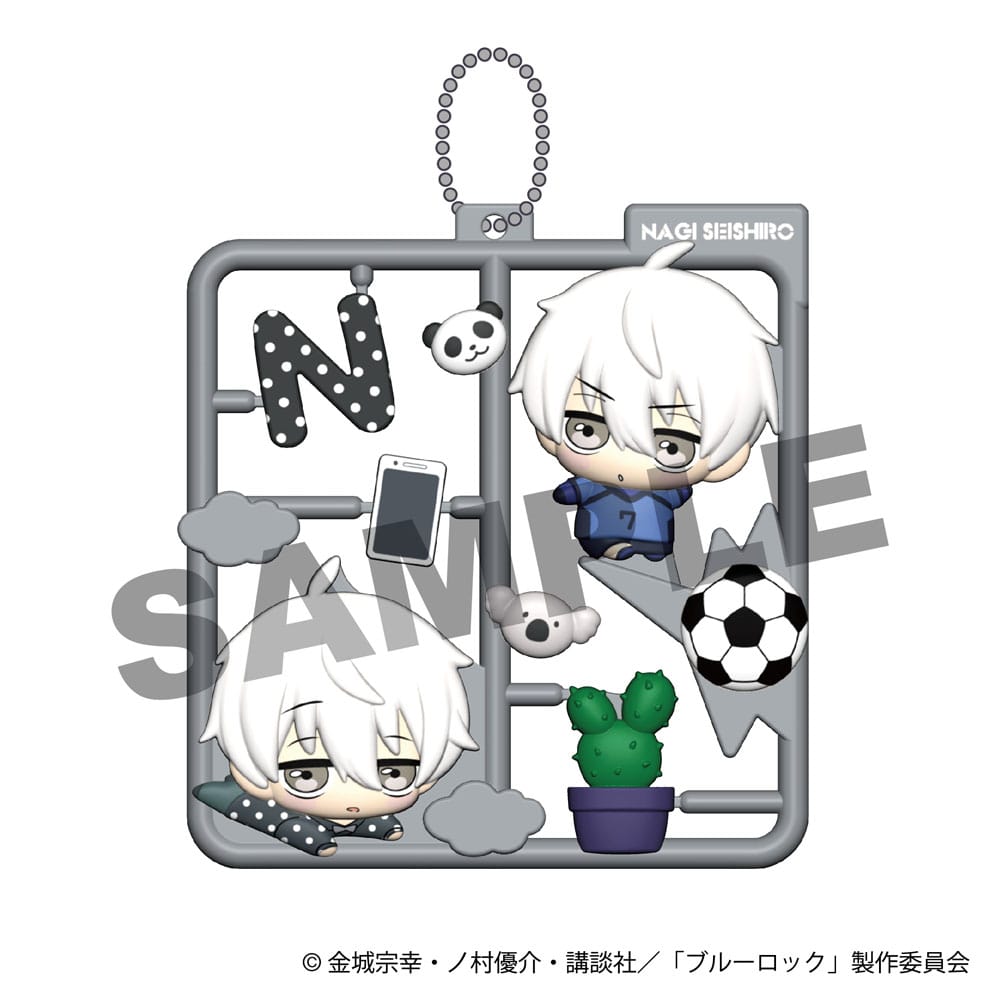 Blue Lock Plat Collection Keychain Assortment Vol. 1 (4)