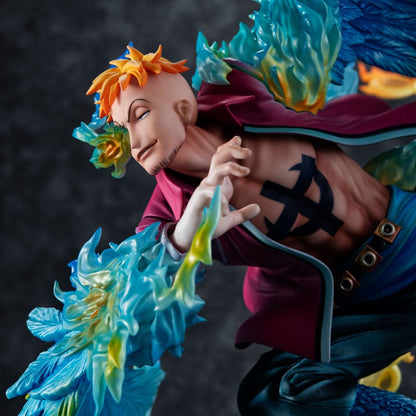 Estatua PVC One Piece P.O.P MAS Maximum Marco el Fénix Líder del 1er grupo de Piratas de Barbablanca 32 cm