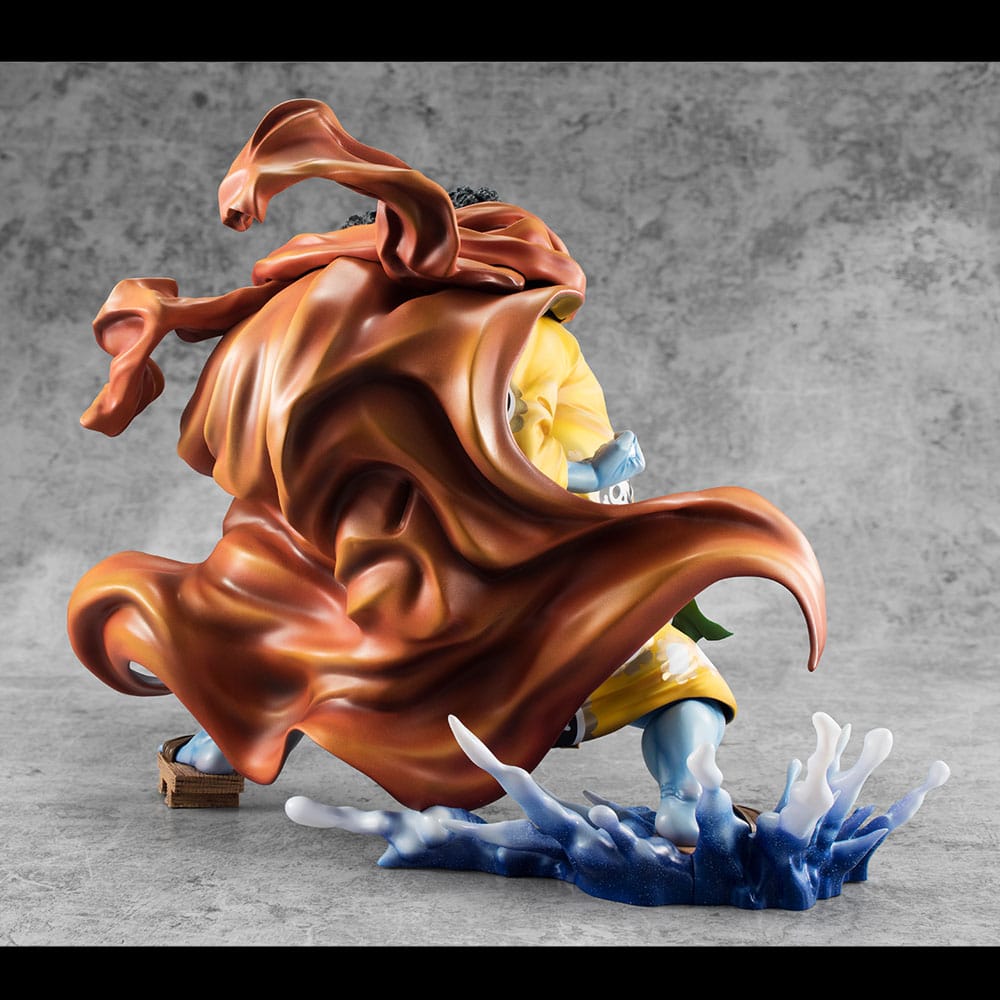 One Piece Retrato de Pirates Sa-Maximum PVC Statue Knight of the Sea Jinbe Limited Reimpresión 25 cm
