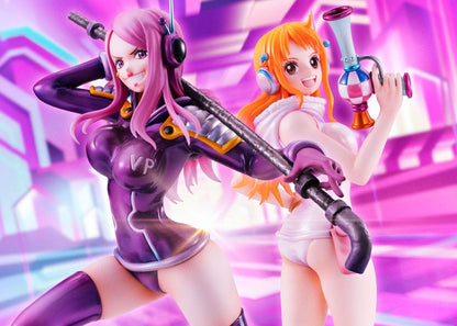 Retrato de una pieza de piratas Estatua de PVC Joyería Bonney Historia evolutiva 25 cm