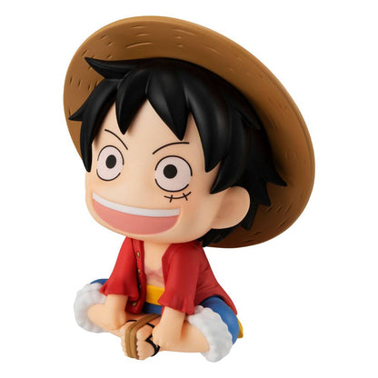 One Piece Busque el mono de la estatua de PVC D. Luffy 11 cm