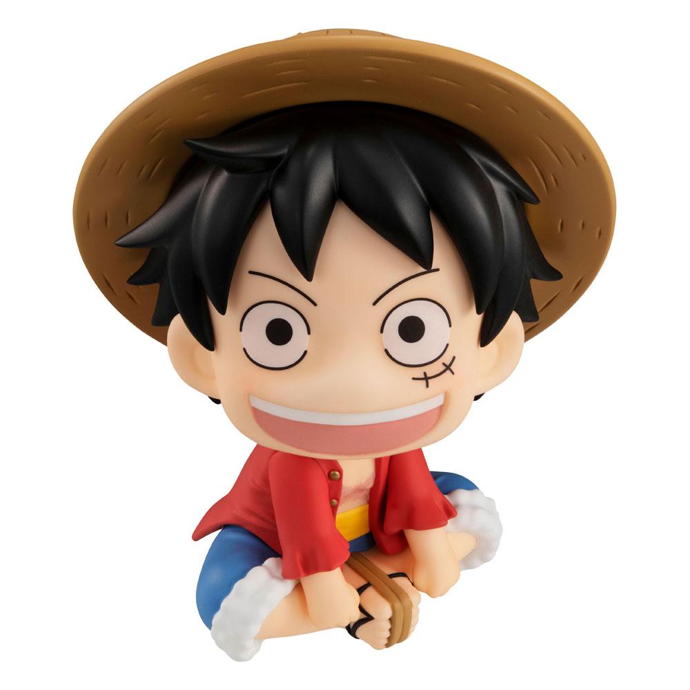 One Piece Busque el mono de la estatua de PVC D. Luffy 11 cm