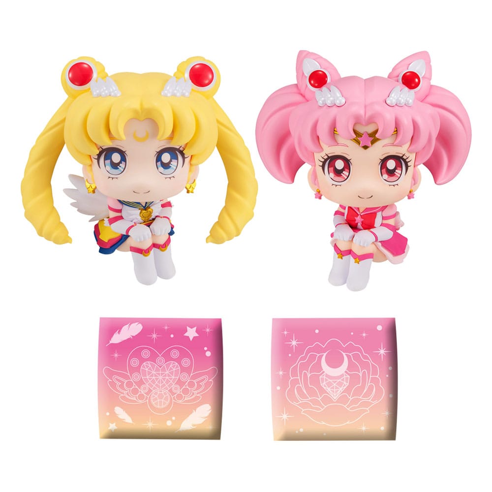 Sailor Moon Cosmos The Movie Look Busque estatuas de PVC Eternal Sailor Moon y Eternal Sailor Chibi Moon Ltd Ver. 11 cm