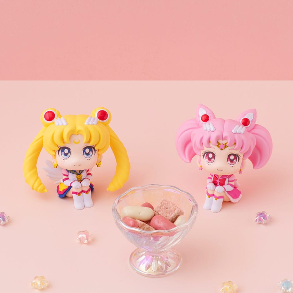 Sailor Moon Cosmos The Movie Look Busque estatuas de PVC Eternal Sailor Moon y Eternal Sailor Chibi Moon Ltd Ver. 11 cm