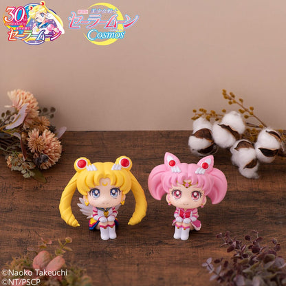 Sailor Moon Cosmos The Movie Look Busque estatuas de PVC Eternal Sailor Moon y Eternal Sailor Chibi Moon Ltd Ver. 11 cm