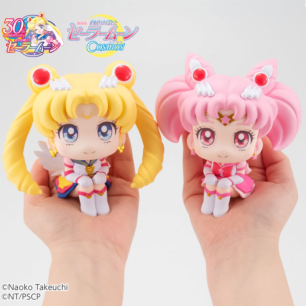 Sailor Moon Cosmos The Movie Look Busque estatuas de PVC Eternal Sailor Moon y Eternal Sailor Chibi Moon Ltd Ver. 11 cm