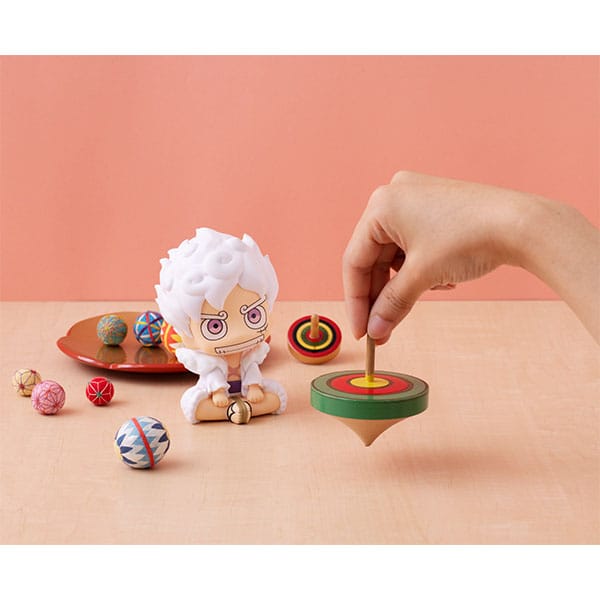 One Piece Look Up Up Statue Monkey D. Luffy Gear Quinto 11 cm