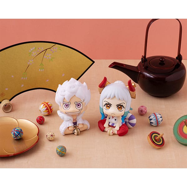 One Piece Look Up Up Statue Monkey D. Luffy Gear Quinto 11 cm