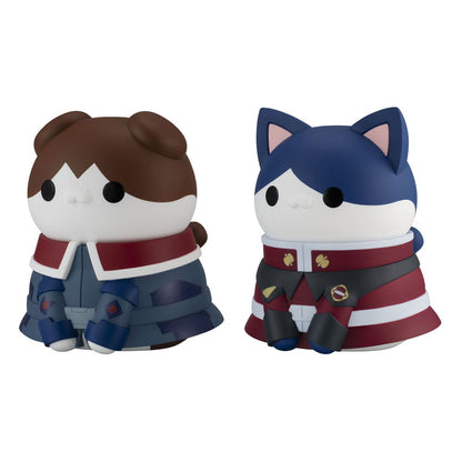 Traje móvil Gundam Seed Mega Cat Project Trading Figuras Nyanto! La serie de semillas Big Cat Nyandam Set 10 cm (con regalo)