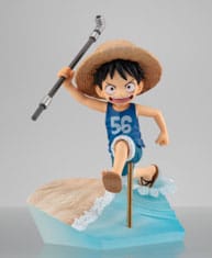 Una pieza G.E.M. Serie Estatua de PVC Monkey D. Luffy Run! ¡Correr! ¡Correr! Versión del 15º aniversario. 12cm