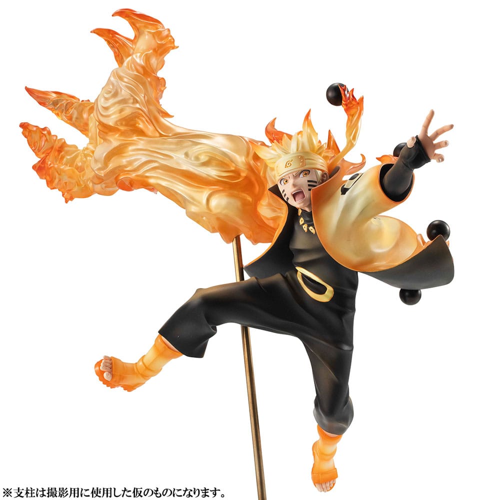 Naruto Shippuden G.E.M. Serie PVC -staty 1/8 Naruto Uzumaki Six Paths Sage Mode 15th Anniversary Ver. 29 cm