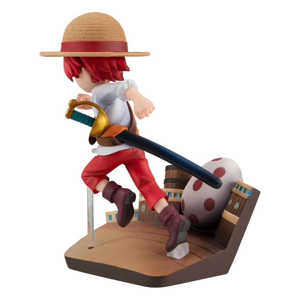 Una pieza G.E.M. Serie Estatua de PVC ¡Shanks Run! ¡Correr! ¡Correr! 13cm