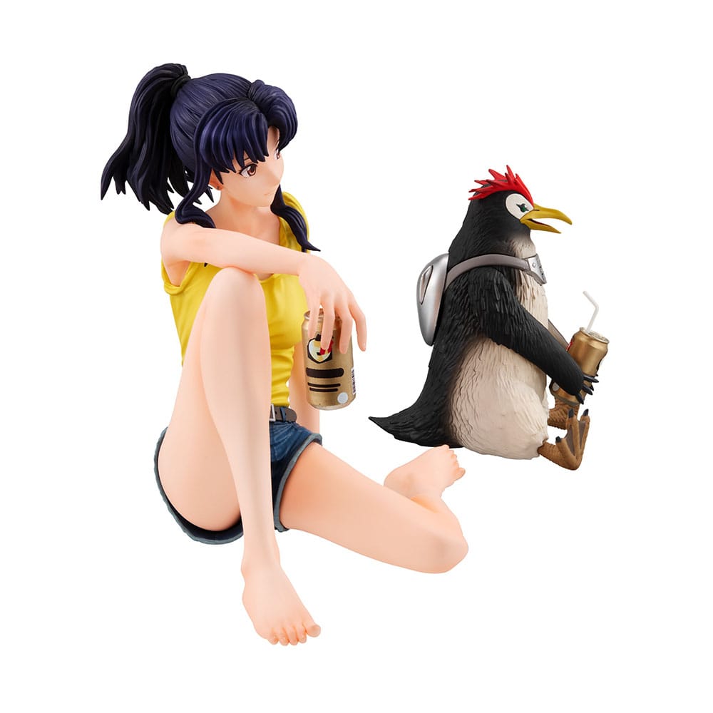 Reconstrucción de Evangelion Gals PVC Statue Misato Katsuragi & Pen Pen Vol. 2 11 cm