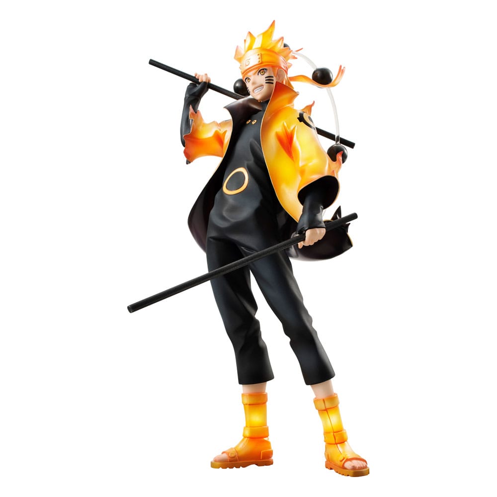 Naruto Shippuden G.E.M. Estatua de la serie de PVC Naruto Uzumaki Six rutas Sage Mode 15 aniversario ver. 22 cm