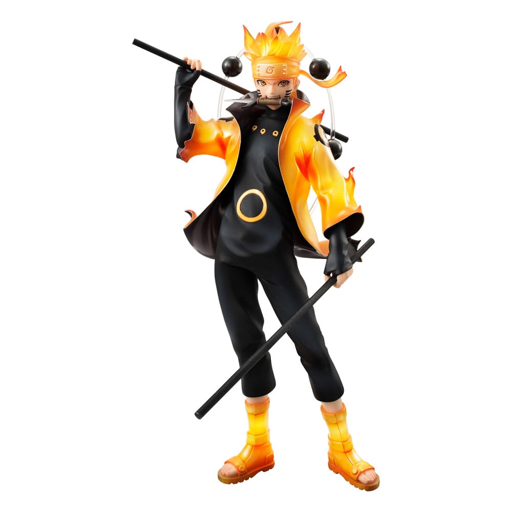Naruto Shippuden G.E.M. Estatua de la serie de PVC Naruto Uzumaki Six rutas Sage Mode 15 aniversario ver. 22 cm