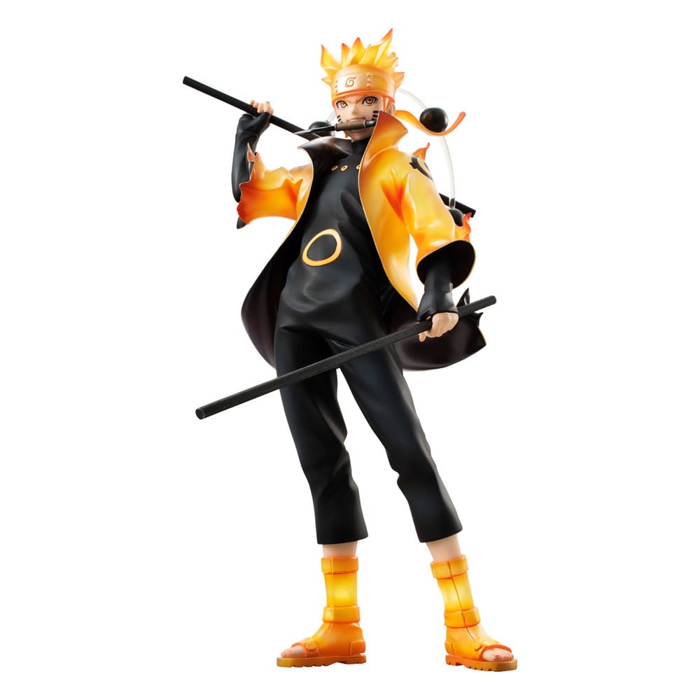 Naruto Shippuden G.E.M. Estatua de la serie de PVC Naruto Uzumaki Six rutas Sage Mode 15 aniversario ver. 22 cm