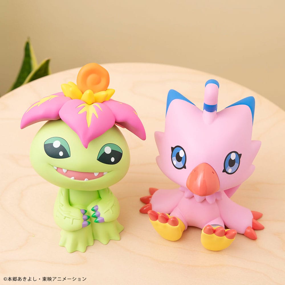 Digimon Adventure Look Up PVC Statues Tentomon & Palmon 11 cm (with gift)