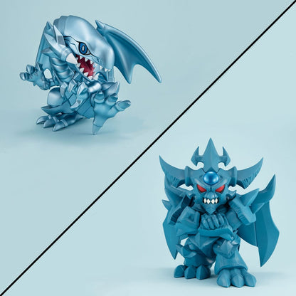 Yu-Gi-Oh! Duele Monsters Megatoon PVC Statue Ojos azules Dragón blanco y obelisco El Tormentor (con regalo)