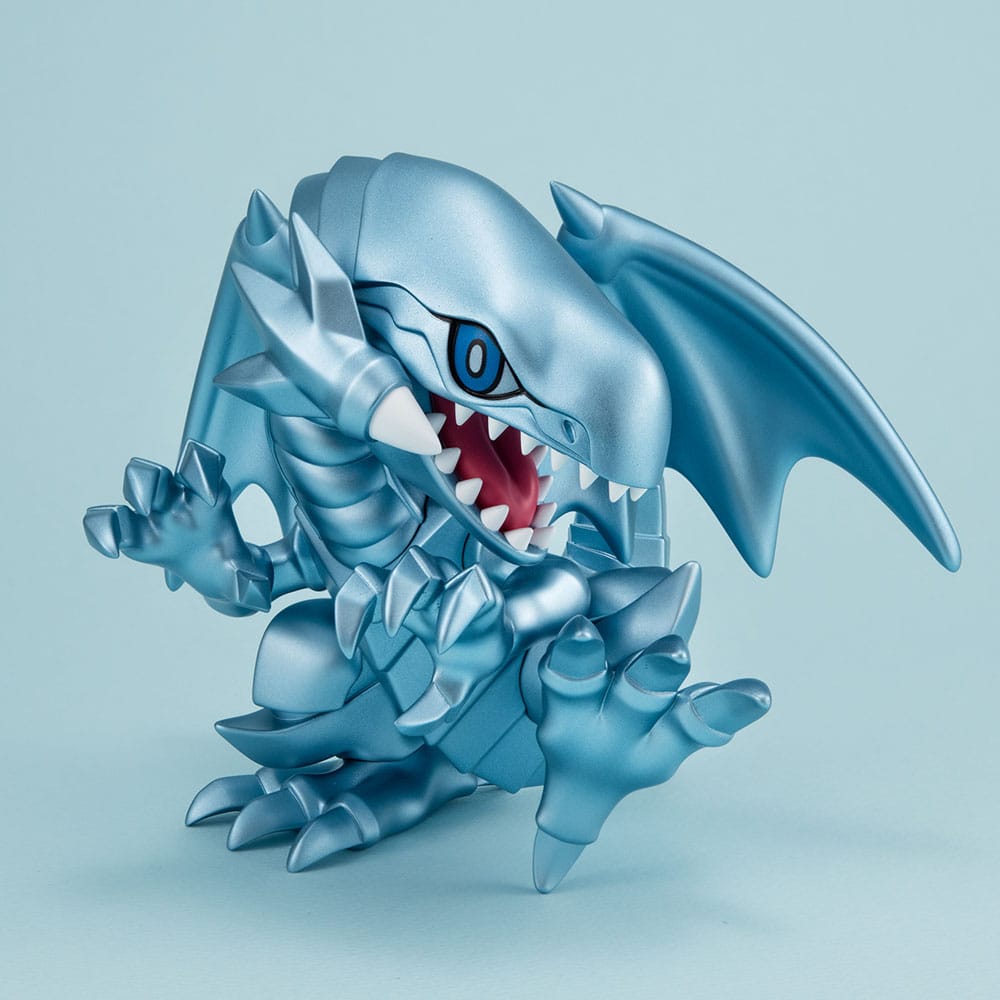 Yu-Gi-Oh! Duele Monsters Megatoon PVC Statue Ojos azules Dragón blanco y obelisco El Tormentor (con regalo)