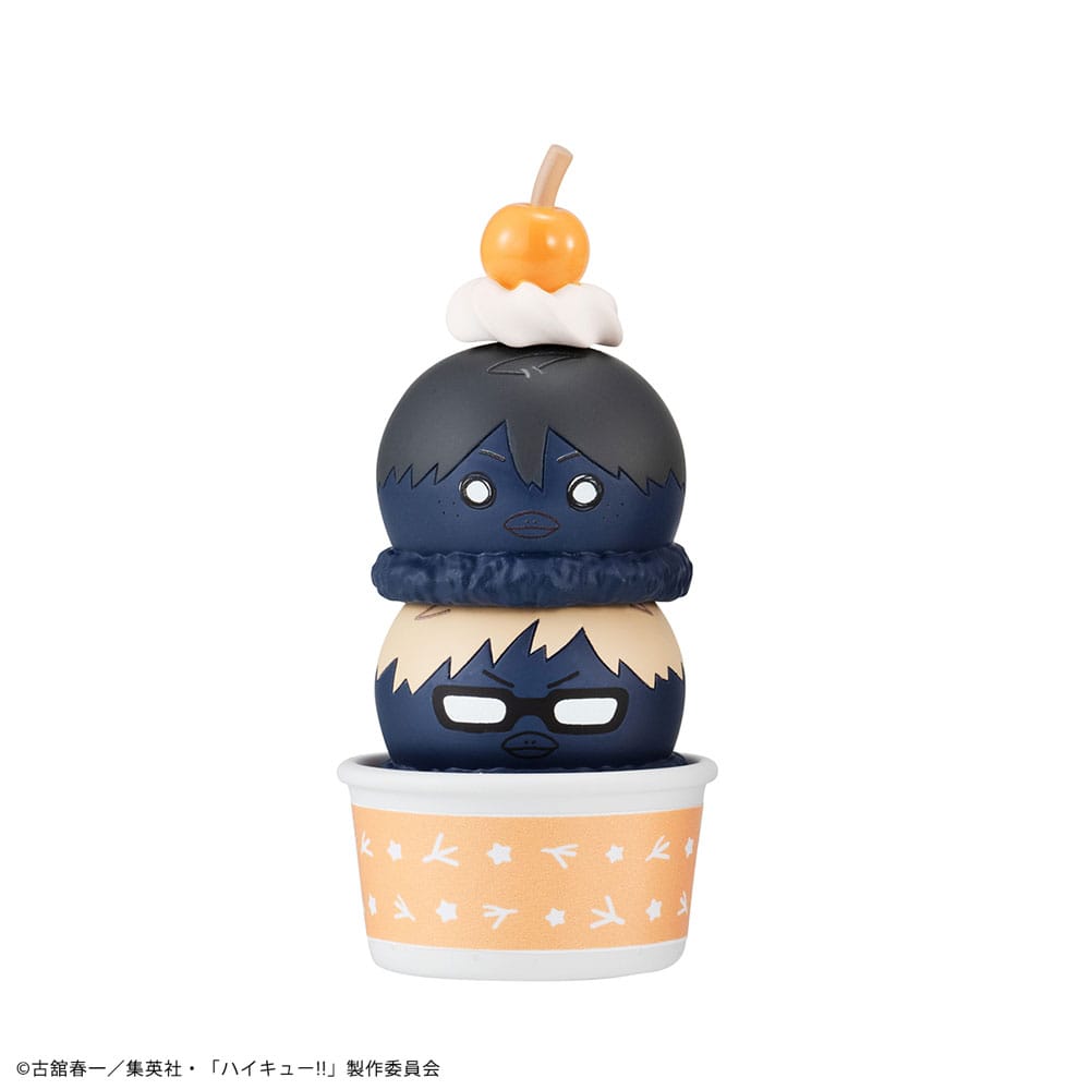 Haikyu !! Tsumichen Stack Up & Change Trading Figure 6 Pack 8 cm (avec cadeau)