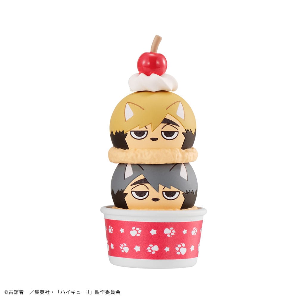 Haikyu !! Tsumichen Stack Up & Change Trading Figure 6 Pack 8 cm (avec cadeau)