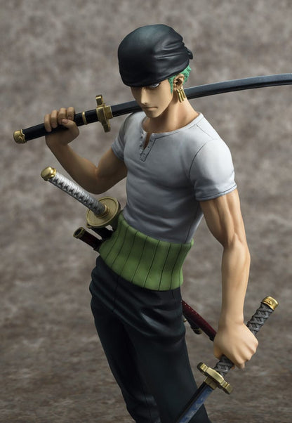 One Piece Excelente Modelo P.O.P Estatua PVC Neo-DX Roronoa Zoro 10th Limited Ver. 23 cm