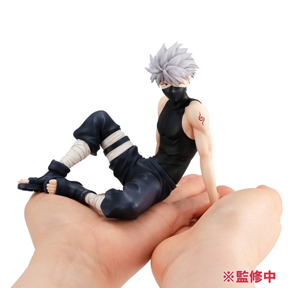 Naruto Shippuden G.E.M. Estatua de la serie PVC Kakashi-sensei Palm tamaño 9 cm