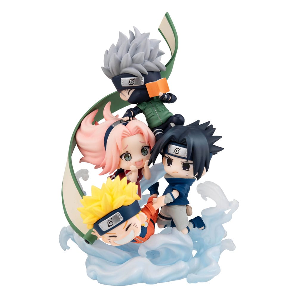 Naruto Shippuden Figunity Pvc Mini kip okuplja se ovdje, Team 7 13 cm